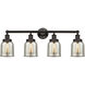 Bell 4 Light 33.5 inch Oil Rubbed Bronze Bath Vanity Light Wall Light