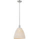 Downtown Urban Natural Ballston Dome 1 Light 11.75 inch Mini Pendant