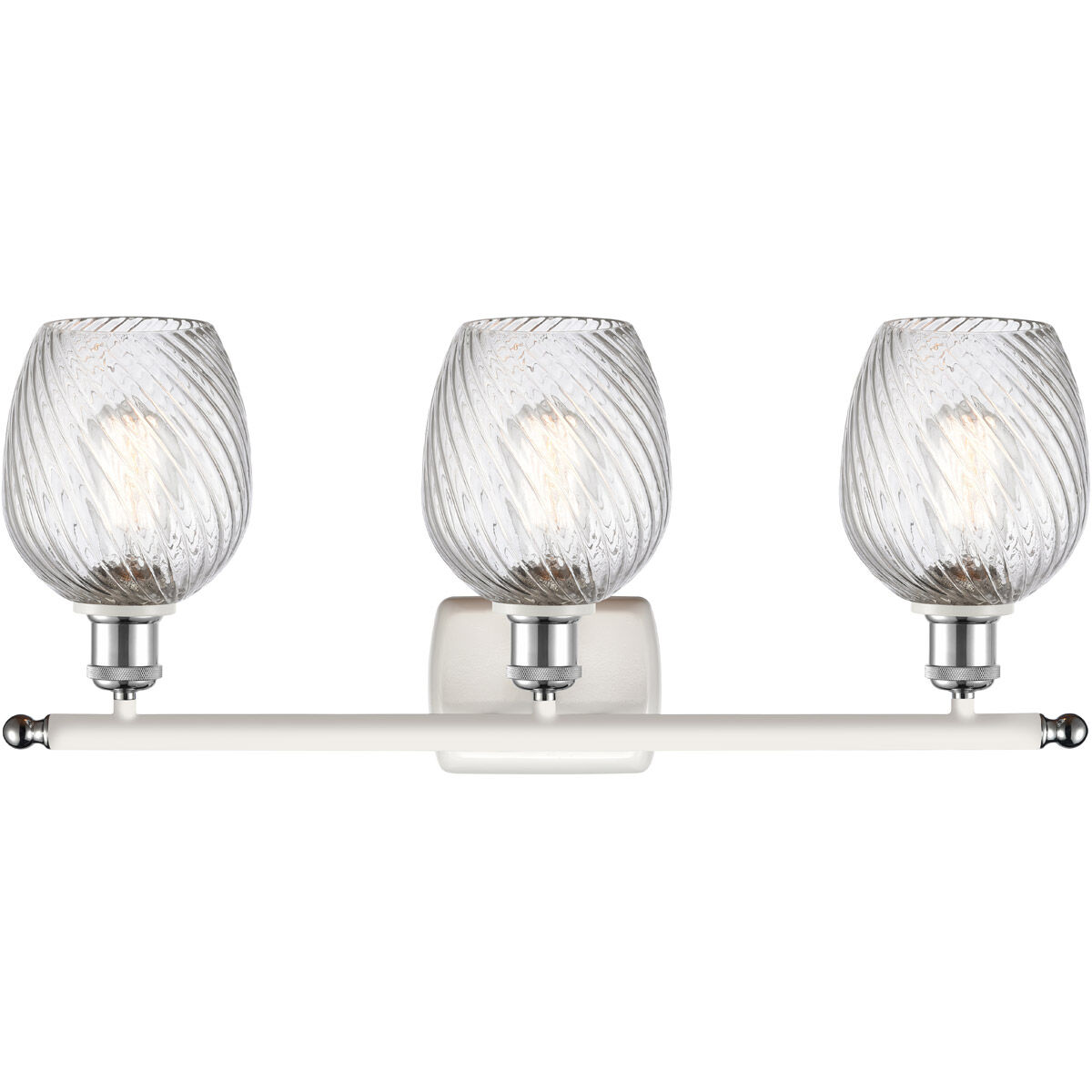 Ballston Salina LED 26 inch White and Polished Chrome Bath Vanity Light Wall Light, Ballston