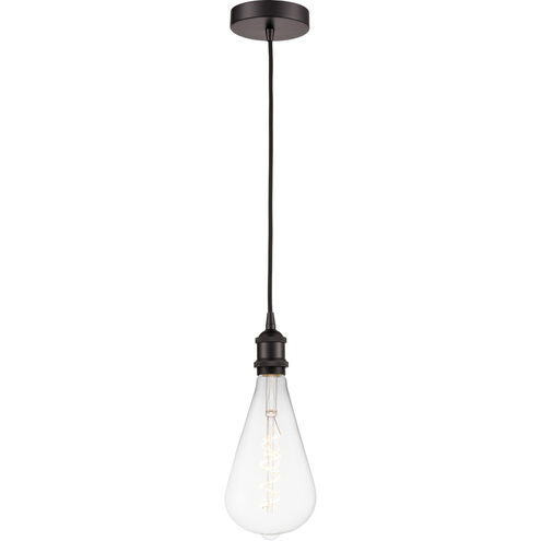 Ballston Edison LED 5 inch Oil Rubbed Bronze Mini Pendant Ceiling Light, Ballston