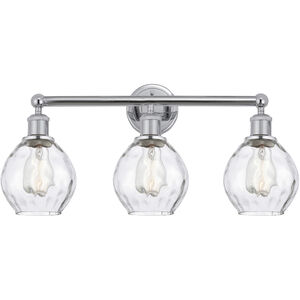 Waverly 3 Light 24 inch Polished Chrome Bath Vanity Light Wall Light in Clear Glass