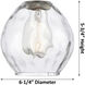 Edison Waverly LED 6 inch Antique Copper Mini Pendant Ceiling Light
