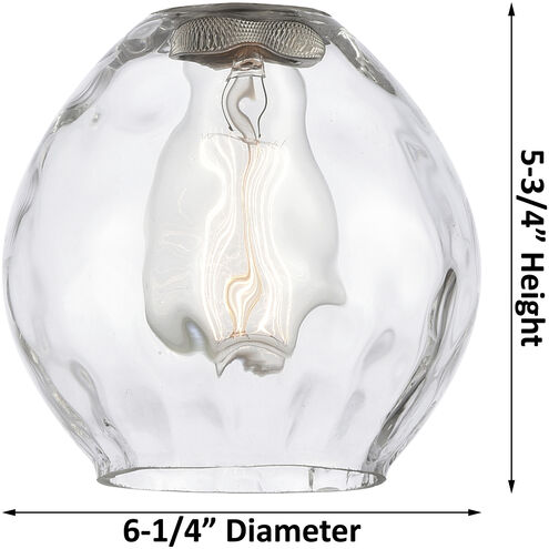 Edison Waverly 1 Light 6 inch Polished Chrome Mini Pendant Ceiling Light