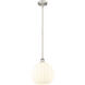 Edison White Venetian 1 Light 12.00 inch Pendant