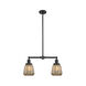 Franklin Restoration Chatham 2 Light 21 inch Oil Rubbed Bronze Chandelier Ceiling Light in Mercury Glass, Franklin Restoration
