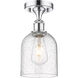 Ballston Bella 1 Light 5.5 inch Polished Chrome Semi-Flush Mount Ceiling Light