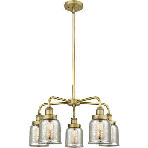 Bell 5 Light 23 inch Brushed Brass Chandelier Ceiling Light