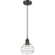 Ballston Rochester 1 Light 5.88 inch Oil Rubbed Bronze Cord Hung Mini Pendant Ceiling Light