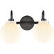 Olivia LED 17 inch Matte Black Bath Vanity Light Wall Light