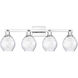 Arcadia Waverly 4 Light 33 inch Polished Chrome Bath Vanity Light Wall Light