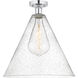 Edison Berkshire 1 Light 16.00 inch Semi-Flush Mount