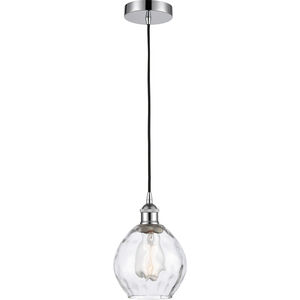 Edison Waverly 1 Light 6 inch Polished Chrome Mini Pendant Ceiling Light