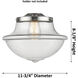 Large Oxford Clear Glass