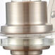 Scarlett LED 5 inch Satin Nickel Bath Vanity Light Wall Light in Clear Glass