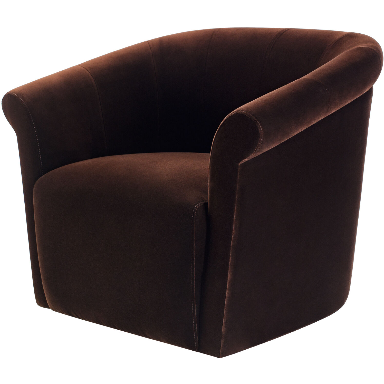 Trumpet Metallic - Silver Swivel Chair