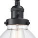 Olean 18 inch 60.00 watt Matte Black Swing Arm Wall Light, Franklin Restoration