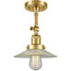 Franklin Restoration Halophane 1 Light 8.50 inch Semi-Flush Mount