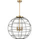 Lake Placid 3 Light 22.00 inch Pendant