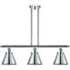 Ballston Appalachian LED 36 inch Polished Chrome Island Light Ceiling Light, Ballston