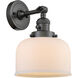 Franklin Restoration Large Bell LED 8 inch Oil Rubbed Bronze Sconce Wall Light, Franklin Restoration