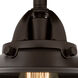 Nouveau 2 Railroad 1 Light 8 inch Oil Rubbed Bronze Sconce Wall Light