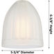 Edison Brookfield 1 Light 6 inch Polished Chrome Semi-Flush Mount Ceiling Light in Clear Glass