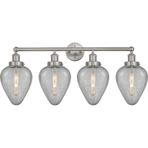 Geneseo 4 Light 33 inch Brushed Satin Nickel Bath Vanity Light Wall Light