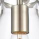 Restoration Newton LED 8 inch Brushed Satin Nickel Flush Mount Ceiling Light, Restoration