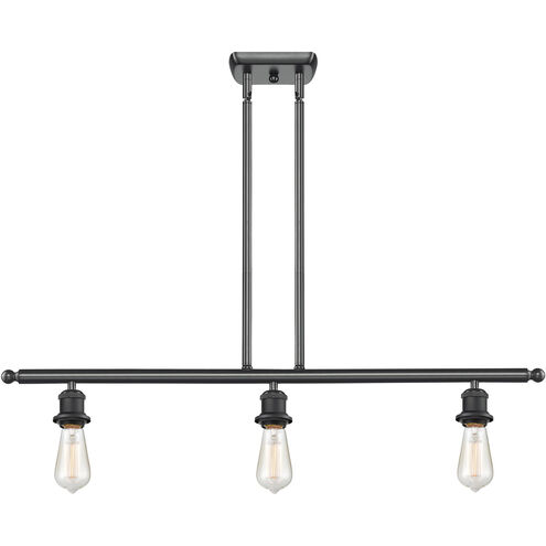 Ballston Bare Bulb 3 Light 36 inch Satin Gold Island Light Ceiling Light, Ballston