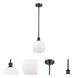 Ballston Athens LED 8 inch Oil Rubbed Bronze Pendant Ceiling Light, Ballston
