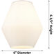 Edison Cindyrella 1 Light 12 inch Polished Chrome Semi-Flush Mount Ceiling Light in Matte White Glass