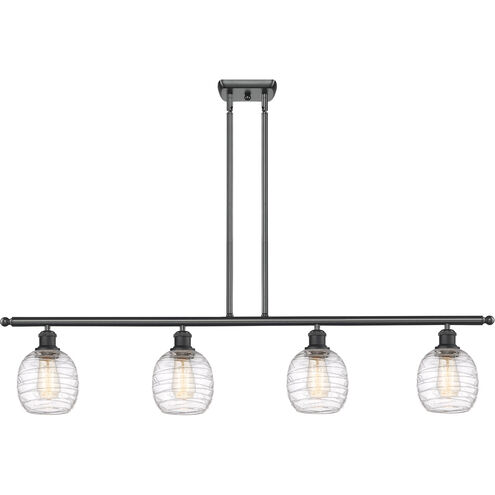 Ballston Belfast 4 Light 48 inch Matte Black Island Light Ceiling Light