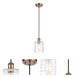 Ballston Cobbleskill 1 Light 5 inch Antique Copper Mini Pendant Ceiling Light
