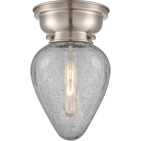 Aditi Geneseo 1 Light 7 inch Brushed Satin Nickel Flush Mount Ceiling Light, Aditi