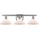 Ballston Orwell LED 26 inch Brushed Satin Nickel Bath Vanity Light Wall Light in Matte White Glass, Ballston