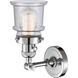 Franklin Restoration Small Canton LED 6.5 inch Polished Chrome Sconce Wall Light, Franklin Restoration