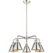 Ballston 5 Light 24.5 inch Polished Nickel Chandelier Ceiling Light