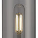 Bolivar 2 Light 4 inch Satin Nickel Bath Vanity Light Wall Light in Plated Smoke Glass