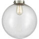 Franklin Restoration Beacon LED 12 inch Black Antique Brass Mini Pendant Ceiling Light in Seedy, Franklin Restoration
