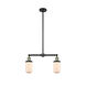 Franklin Restoration Dover LED 21 inch Black Antique Brass Chandelier Ceiling Light in Matte White Glass, Franklin Restoration