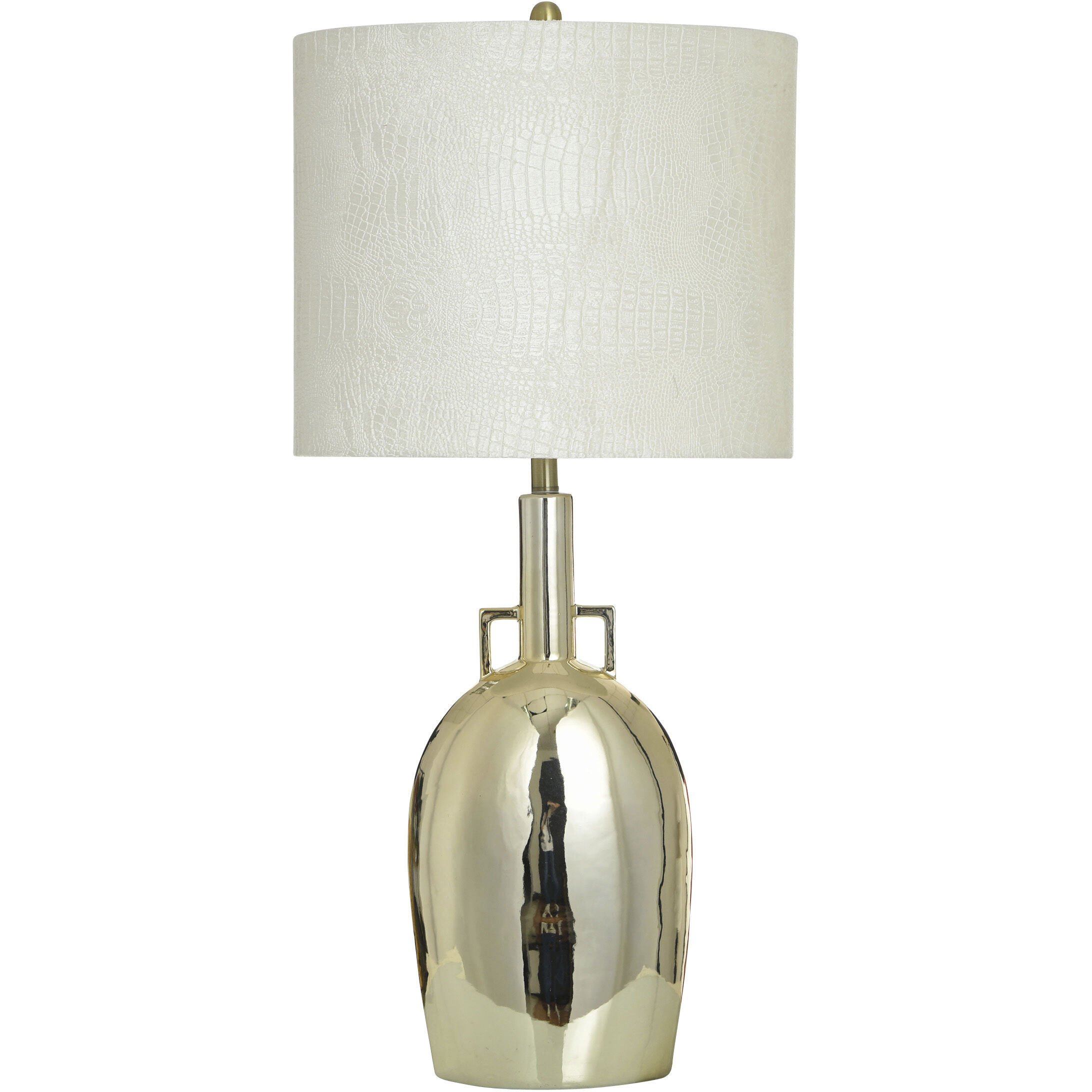 Empire 36.75 inch 100.00 watt Golden Metallic Champagne Table Lamp Portable Light