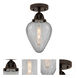 Nouveau 2 Geneseo LED 7 inch Oil Rubbed Bronze Semi-Flush Mount Ceiling Light