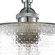 Edison Cobbleskill 1 Light 9 inch Polished Chrome Semi-Flush Mount Ceiling Light in Clear Glass