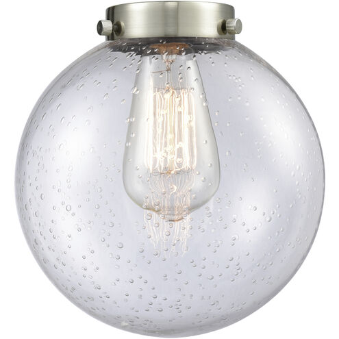 Nouveau 2 Beacon 1 Light 8 inch Black Antique Brass Mini Pendant Ceiling Light in Incandescent, Seedy