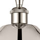 Ballston Dome LED 12 inch Polished Nickel Semi-Flush Mount Ceiling Light