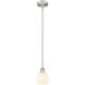 Edison White Venetian 1 Light 6.00 inch Mini Pendant