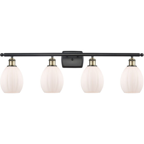 Ballston Eaton LED 36 inch Black Antique Brass Bath Vanity Light Wall Light, Ballston