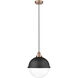 Hampden 1 Light 13 inch Antique Copper Mini Pendant Ceiling Light