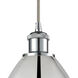 Ballston Dome 1 Light 8 inch Polished Chrome Mini Pendant Ceiling Light