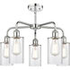 Clymer 5 Light 21.88 inch Polished Chrome and Clear Chandelier Ceiling Light